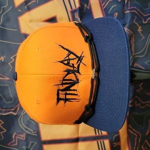 Findlay Hats Snapback Retail Exclusive Orange Black Navy Blue Digger Metal Font